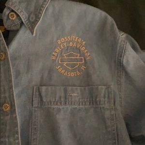 5/$15 Harley Davidson button down shirt
